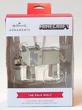 HALLMARK Minecraft The Pale Wolf Ornament BNIP Christmas Tree